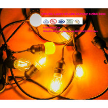 G40 String Lights +2 Spare Bulbs 30 Edison Style Globe Bulbs 25 Foot UL Outdoor Light String